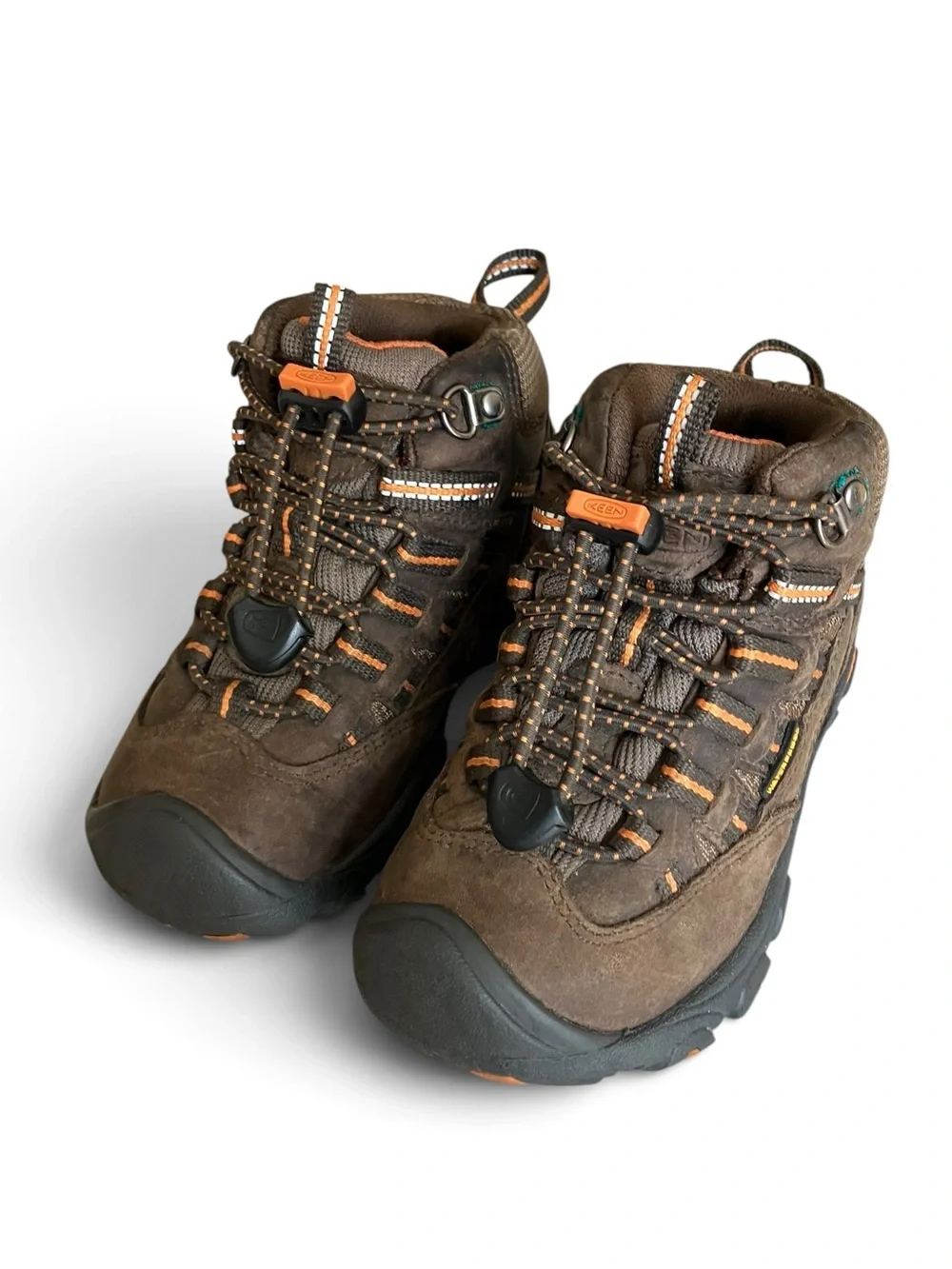 KEEN Alamosa Waterproof Mid Hiking Boots Brown Little Kid 9